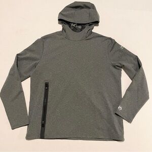 Greyson Kauri Cliffs Crossover Hoodie Heather Gray XL Camo Lining Golf Pullover